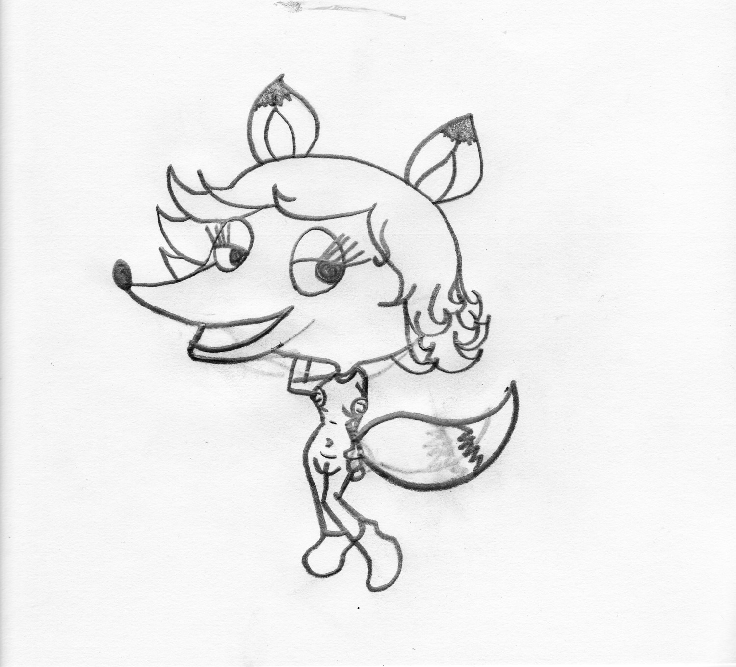 female fox fur furry_ears furry_tail rule34 tagme tail the_smallest_gnome