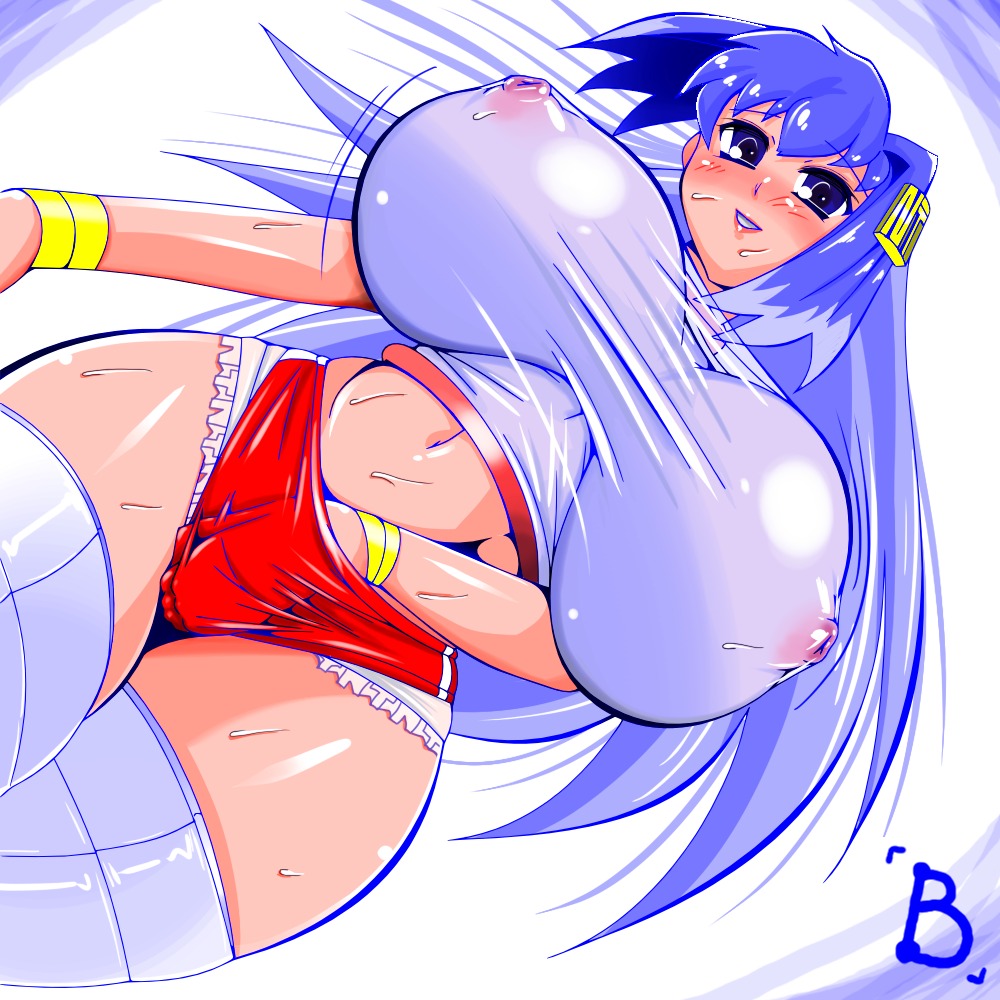 1girls amano_taiki blush breasts erect_nipples female hand_in_own_panties hand_in_panties huge_breasts large_breasts masturbation midriff navel nipples nt-tan os-tan panties rule34 see-through shi_osuta_ooyake shorts skin_tight solo sweat thick_thighs thighhighs white_thighhighs wide_hips