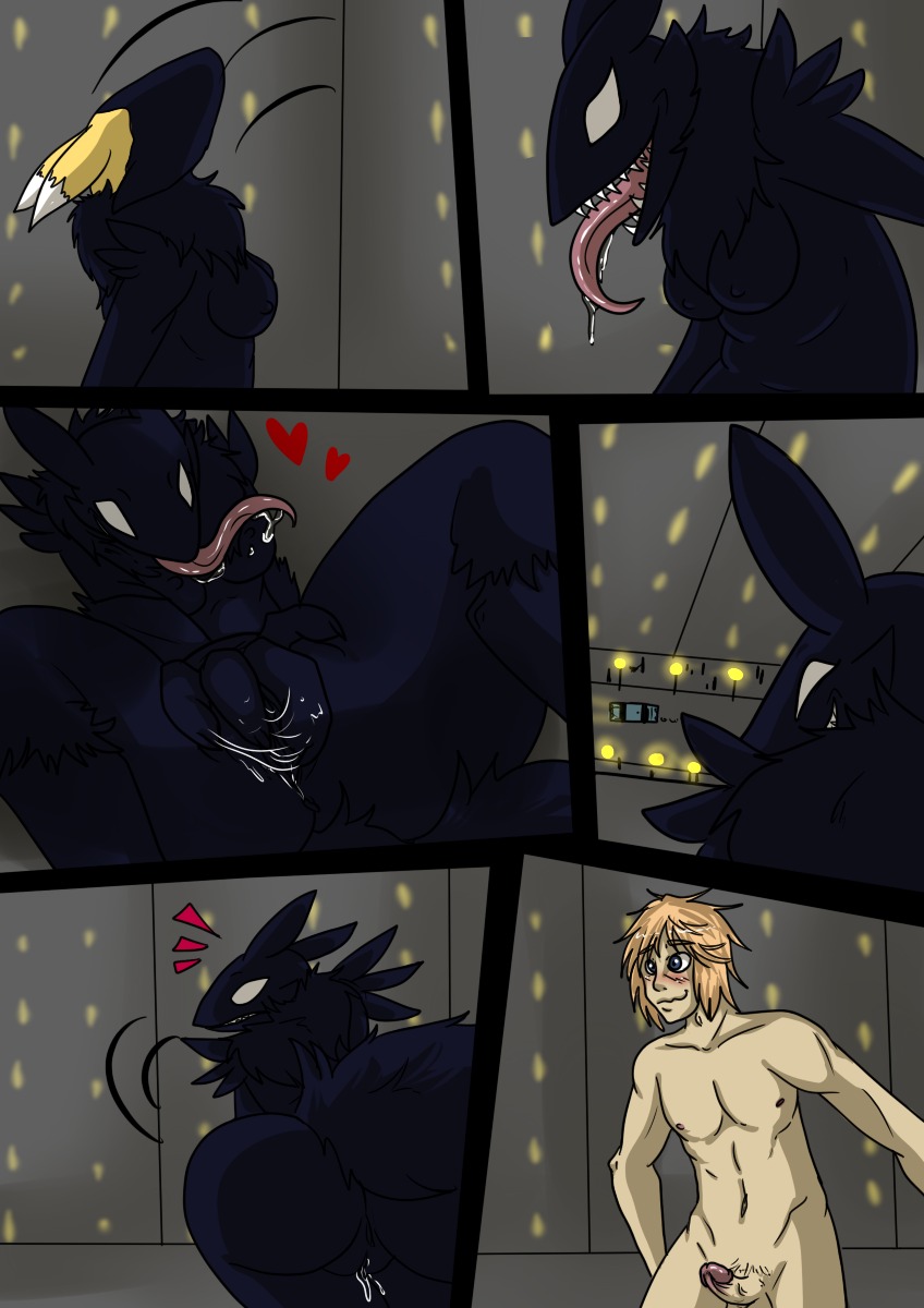 anthro bandai_namco canine crossover digimon digimon_(species) eente female fox human male marvel marvel_comics renamon rule34 spider-man_(series) venom