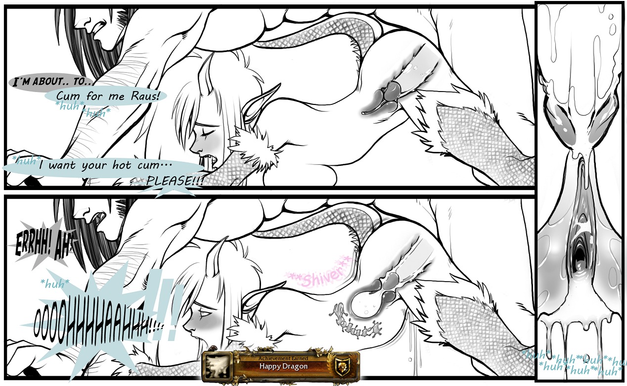achievement achievement_overlay achievement_unlocked all_fours animal_humanoid blizzard_entertainment blush bodily_fluids breasts cervical_contact clitoris comic cum cum_in_uterus cum_in_vagina cum_inflation cum_inside cum_request dialogue doggystyle dragon dragon_humanoid duo e621 english_text erection excessive_cum excessive_genital_fluids eyes_closed female female_penetrated from_behind_position genital_fluids genitals hair horn human human_on_humanoid humanoid humanoid_pointy_ears inflation insemination_request internal interspecies kneeling long_hair male male/female male_penetrating male_penetrating_female mammal monochrome mythological_creature mythological_scalie mythology nude orgasm overlay penetration penile penile_penetration penis penis_in_vagina pointy_ears raus_(recklessarts) recklessarts rika_(recklessarts) scalie sex tail text uterus vaginal vaginal_penetration vulva warcraft