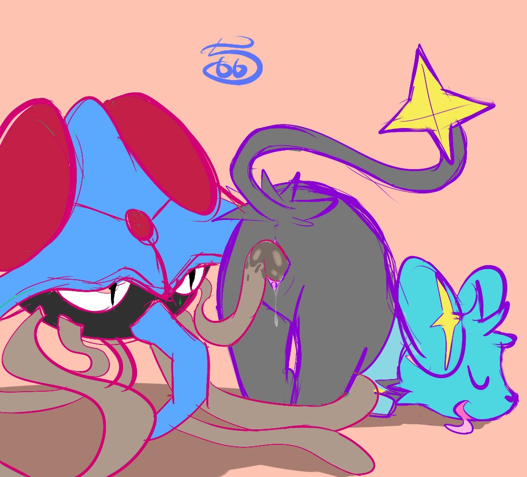 bodily_fluids conditional_dnp consentacles duo e621 eyes_closed felid female female_penetrated generation_1_pokemon generation_4_pokemon genital_fluids genitals interspecies klaide looking_pleasured male male/female male_penetrating male_penetrating_female mammal nintendo penetration pink_background pokemon pokemon_(species) sex shinx simple_background tentacles tentacruel vaginal vaginal_fluids vaginal_penetration vulva