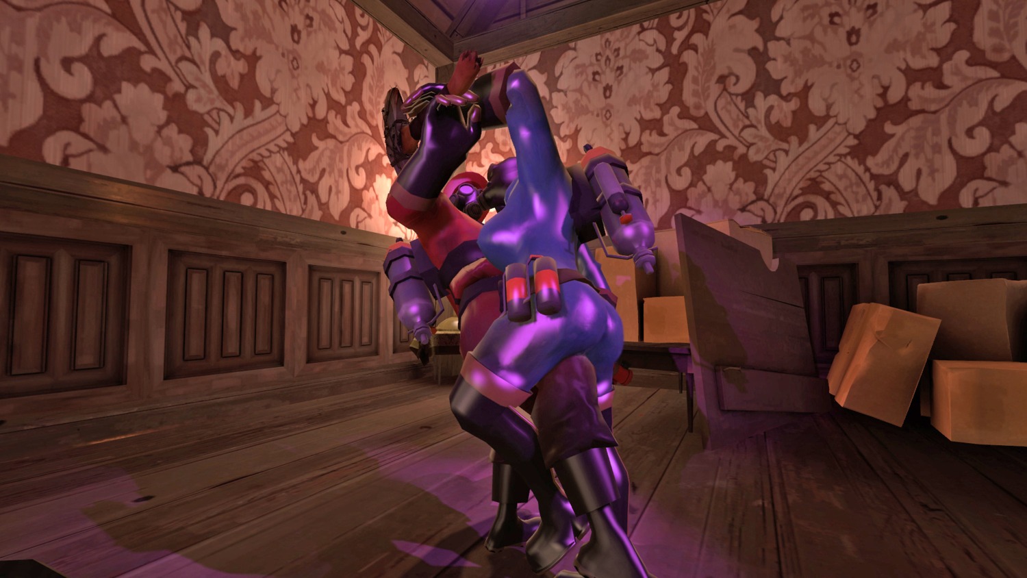 16:9 1girls 3d artist_request boots clothes color faceless_male female fempyro footwear garry's_mod gas_mask gloves human indoors male mask masked_female masked_male pyro_(team_fortress_2) rule34 rule_63 tagme team_fortress_2