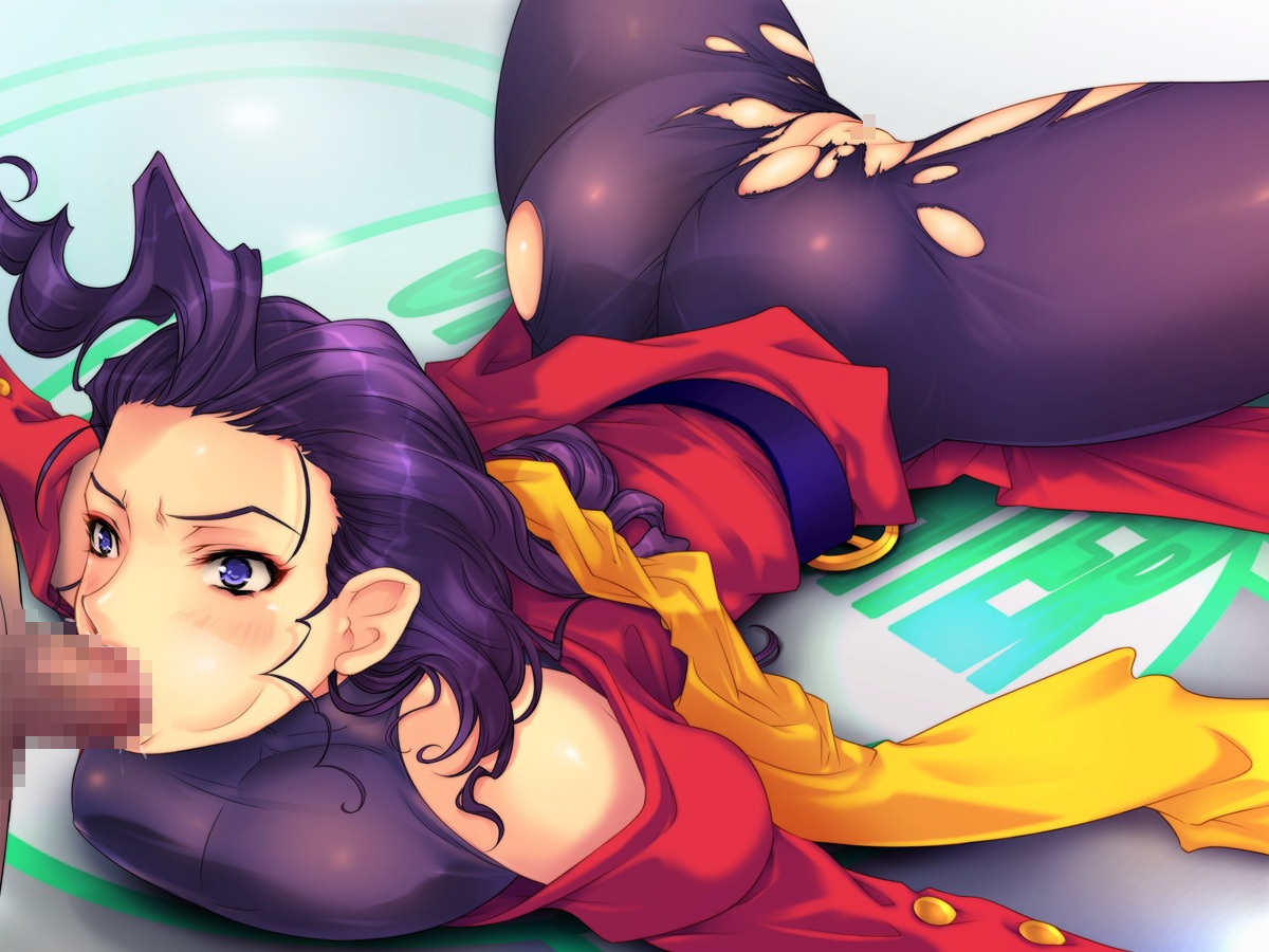 ass athletic athletic_female big_breasts blue_eyes breasts bubble_ass bubble_butt busty capcom censored drool drooling female female_focus hourglass_figure long_hair lying lying_on_stomach purple_hair pussy rose_(street_fighter) rule34 saliva saliva_drip saliva_string straight_hair street_fighter tagme vagina wide_hips yoko_jyusuke