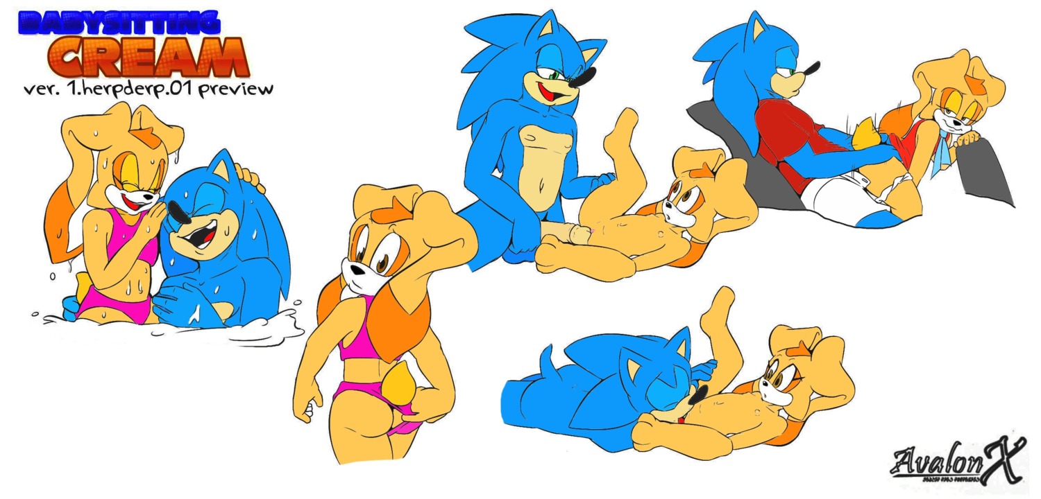 age_difference anthro anthrofied areola aval0nx balls blue_body blue_hair brown_eyes butt clothed clothed_sex clothing cream_the_rabbit cunnilingus duo e621 erect_nipples erection eulipotyphlan female flat_chested from_behind_position genitals green_eyes hair hedgehog hi_res interspecies lagomorph laugh leporid male male/female mammal multiple_images multiple_positions navel nipples nude oral penetration penis rabbit sega sex smile sonic_the_hedgehog sonic_the_hedgehog_(series) swimwear tight_fit toony vaginal young young_anthro