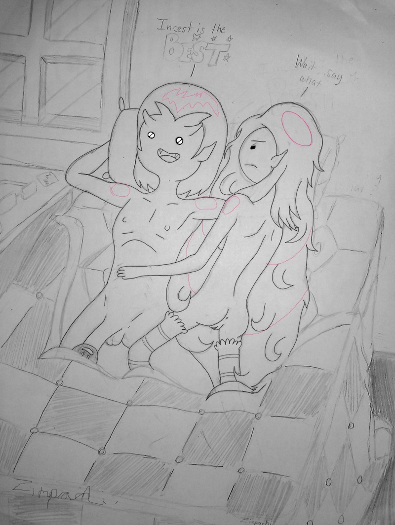 adventure_time female finn_the_human marceline rule34 tagme