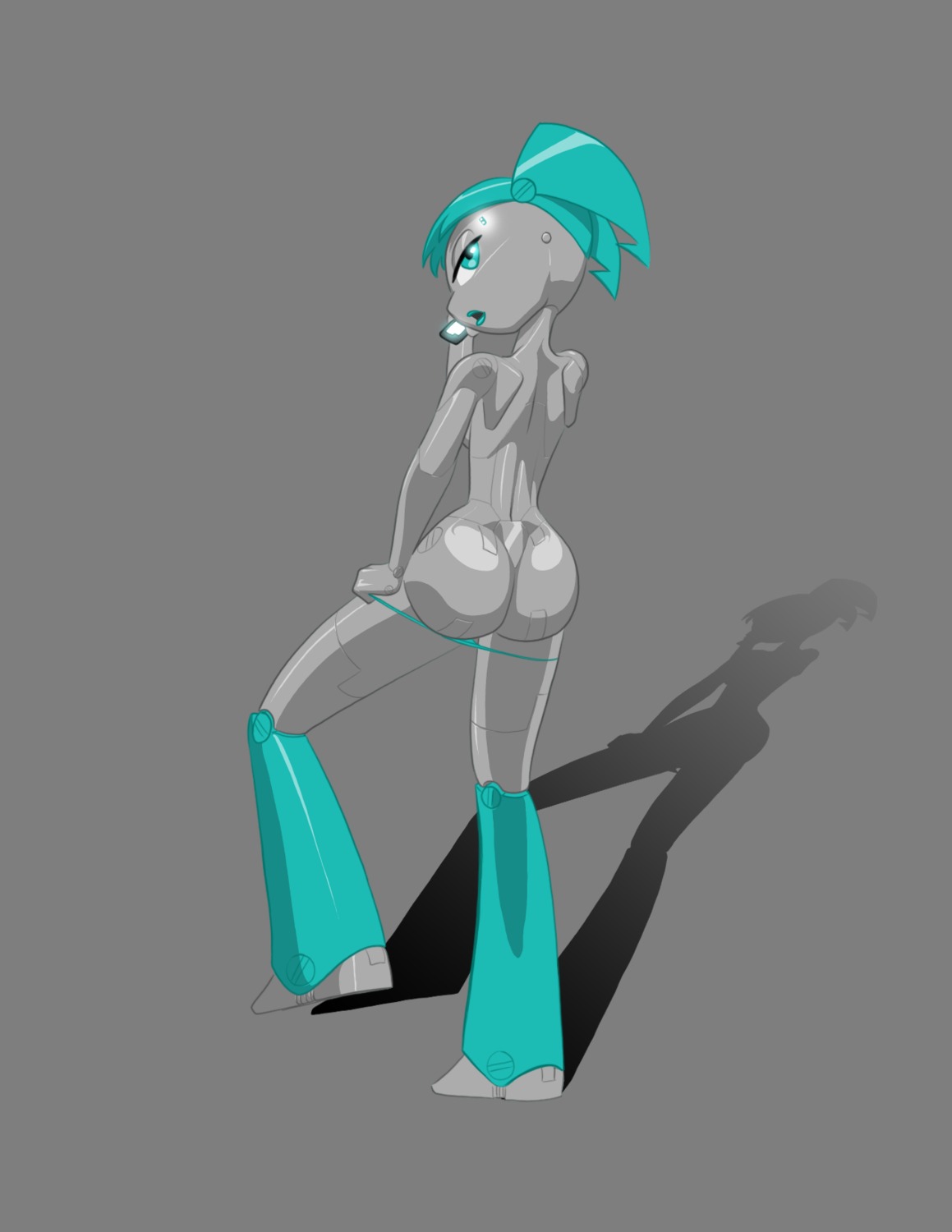 1girls 2d female female_only gynoid humanoid jenny_wakeman my_life_as_a_teenage_robot robot robot_girl robot_humanoid rule34 smooth_skin solo tagme teenager xj-9