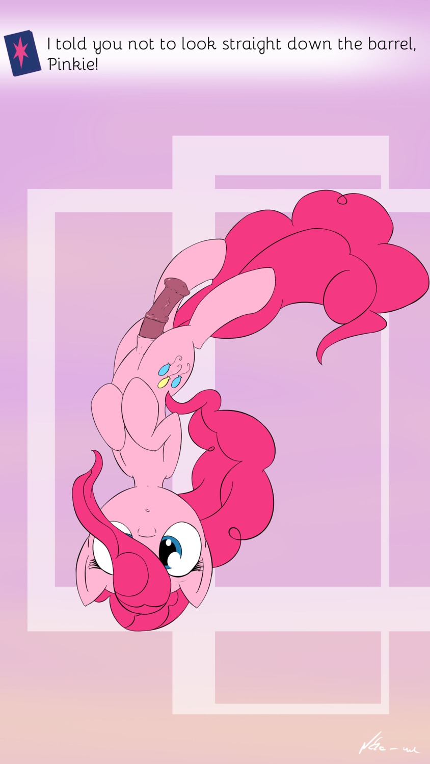 2013 4k 9:16 absurd_res animal_genitalia animal_penis blue_eyes crossgender cutie_mark e621 earth_pony english_text equid equine equine_genitalia equine_penis friendship_is_magic ftm_crossgender fur genitals hair half-erect hasbro hi_res horse male mammal my_little_pony neko-me nude penis pink_body pink_fur pink_hair pinkie_pie_(mlp) pony solo text