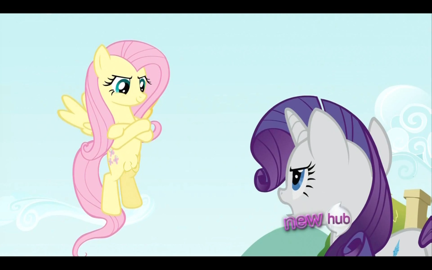 equine female feral fluttershy_(mlp) friendship_is_magic horse my_little_pony pegasus pink_hair pony rarity_(mlp) rule34 smooth_skin tagme unicorn