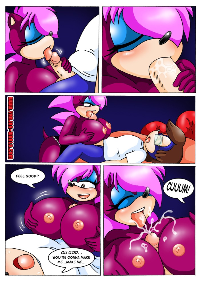 1boy 1girls alternate_breast_size anthro big_breasts breasts comic fellatio female fur happy happy_paizuri happy_sex hedgehog huge_breasts large_breasts male mammal oral original original_character paizuri rule34 sega sonia_the_hedgehog sonic_(series) sonic_the_hedgehog_(series) sonic_underground straight text uncensored vanja
