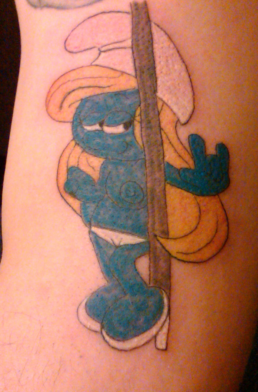 blue_skin female rule34 smurfette tagme tattooedmisft the_smurfs