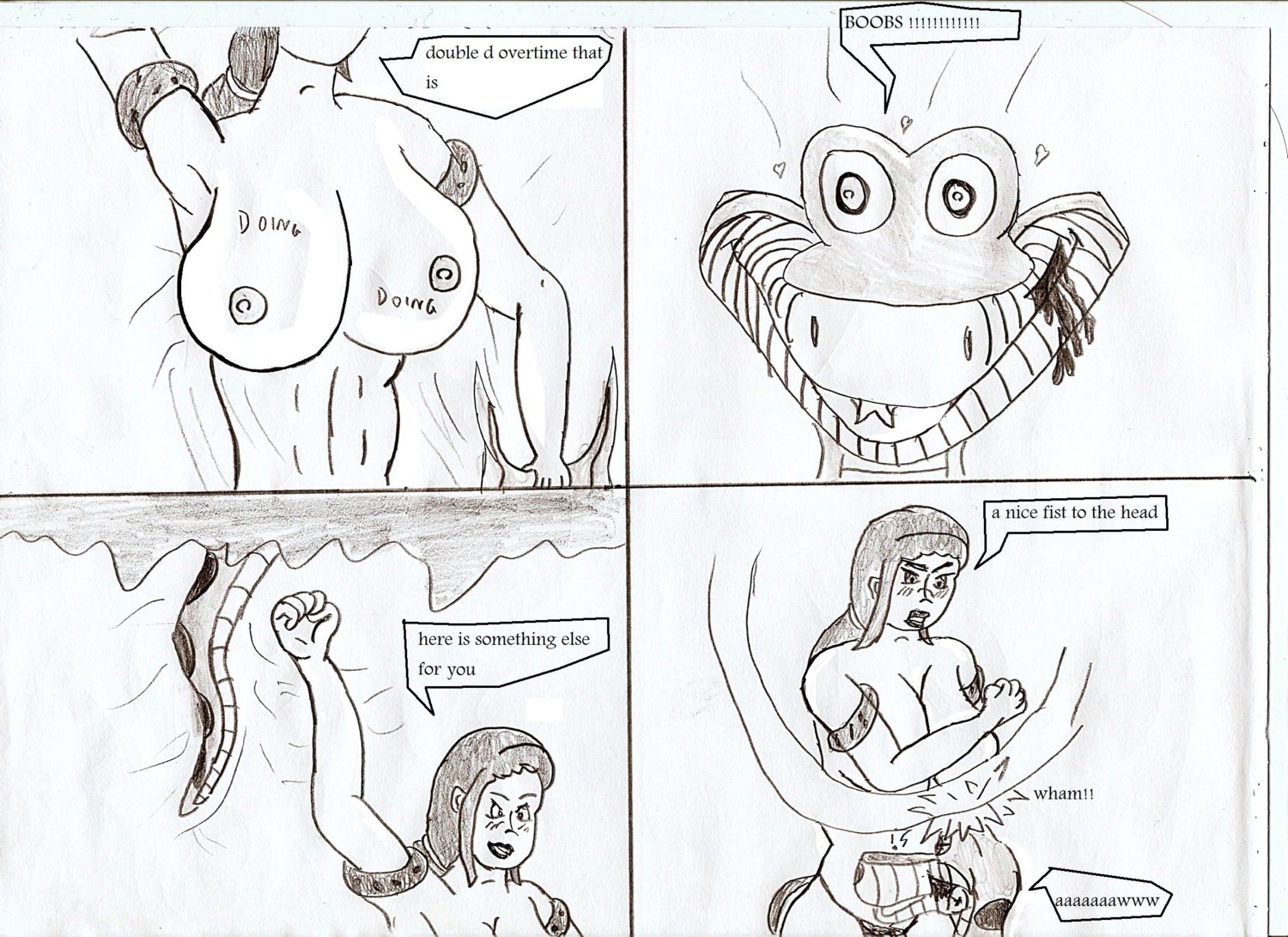 comic disney female jking kaa monochrome nipples rule34 shanti sketch the_jungle_book