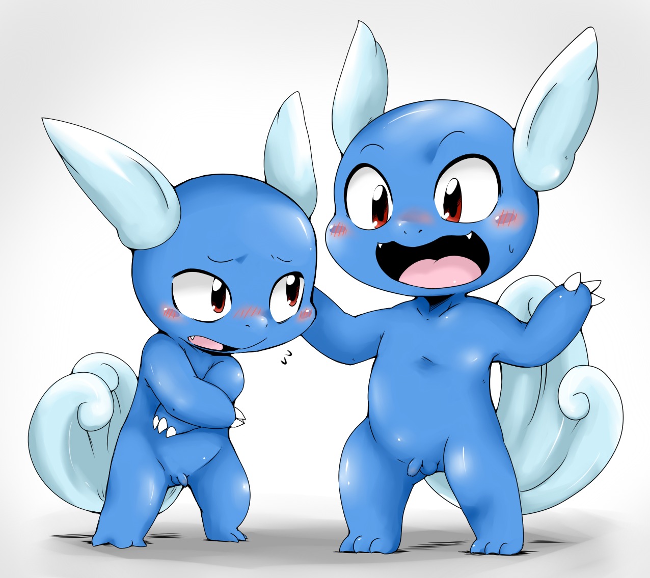 artist_request balls blush color feral male male_only multiple_males nintendo nude penis pokemon rule34 standing tagme testicles wartortle