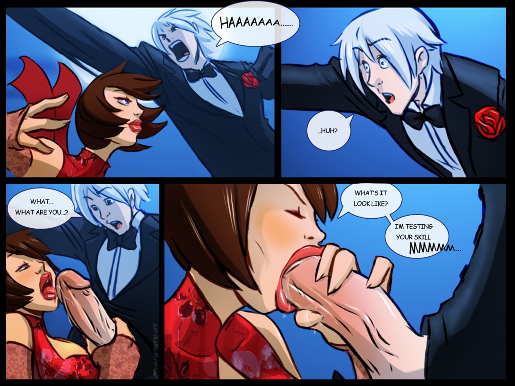 1girls anna_williams bob_cut china_dress fellatio female hair_over_one_eye human lee_chaolan male oral rule34 shoogerbare straight tekken