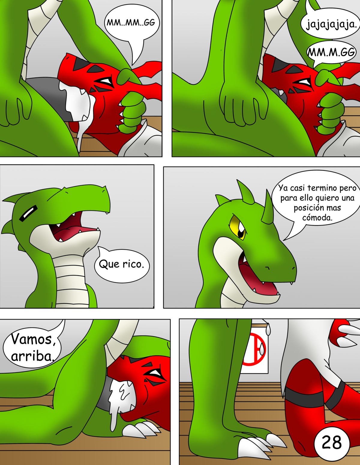 absurd_res adolescent age_difference anthro bandai_namco black_penis bodily_fluids claws comic crocodile crocodilian crying cum cum_in_mouth cum_inside dialogue digimon digimon_(species) digital_media_(artwork) dragon duo e621 erection eyes_closed fellatio forced forced_oral gagging genital_fluids genitals guilmon hand_on_head head_grab hector21314 hi_res karate male male/male male_penetrated male_penetrating male_penetrating_male multiple_scenes mythological_creature mythological_scalie mythology oral oral_penetration orgasm penetration penile penis rape reptile scalie sex spanish_text tail tears text thick_penis toe_claws translated violence young
