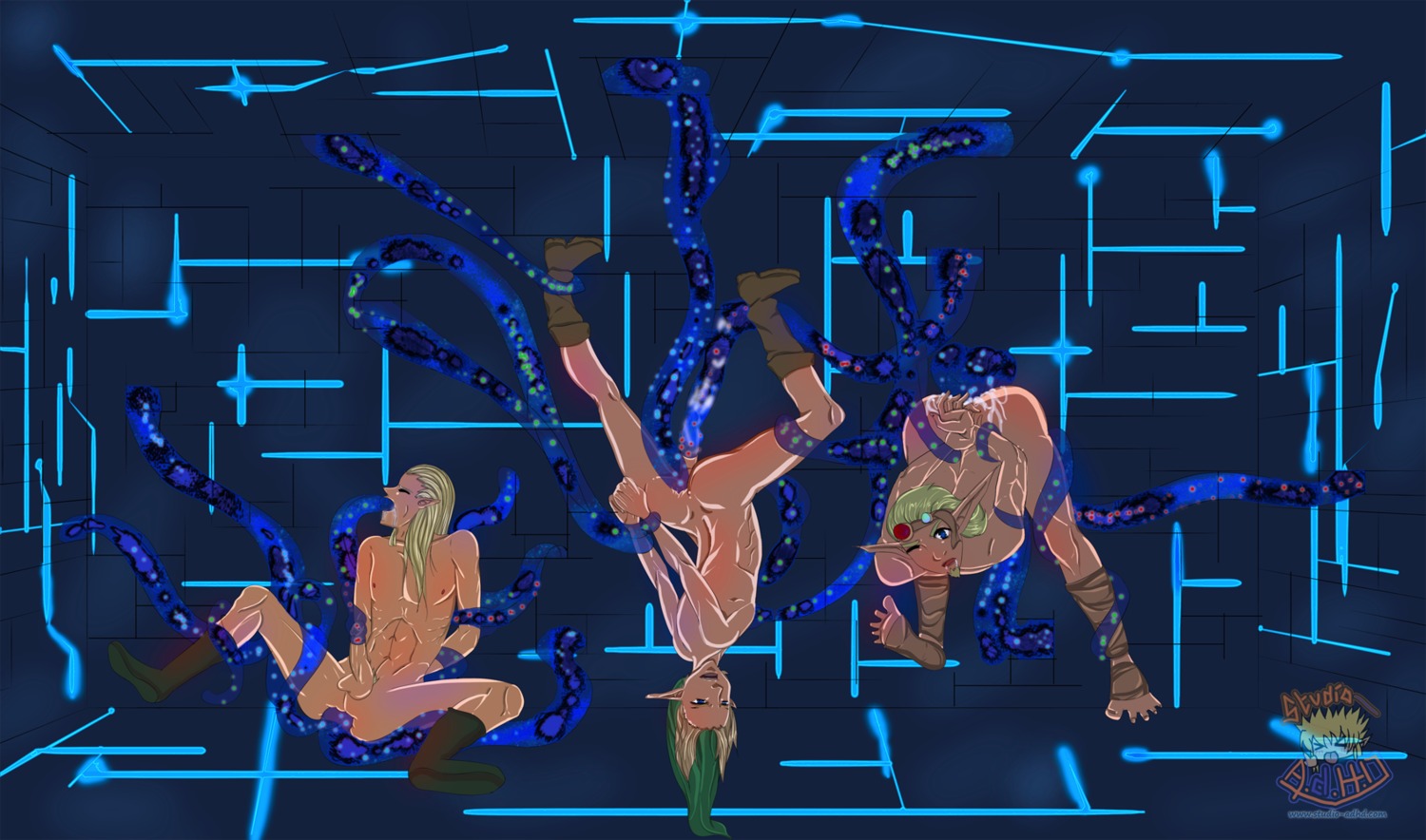 3boys abs anal_penetration anus ass balls big_balls crossover cum cum_in_ass elf gaping_anus huge_cock jak_(jak_and_daxter) jak_and_daxter legolas link lord_of_the_rings male male_only masturbation muscles muscular muscular_male nintendo nude nudity oral_penetration penis rule34 sex sony tentacle tentacle_on_male tentacle_rape tentacles_on_male the_legend_of_zelda upside-down video_games yaoi