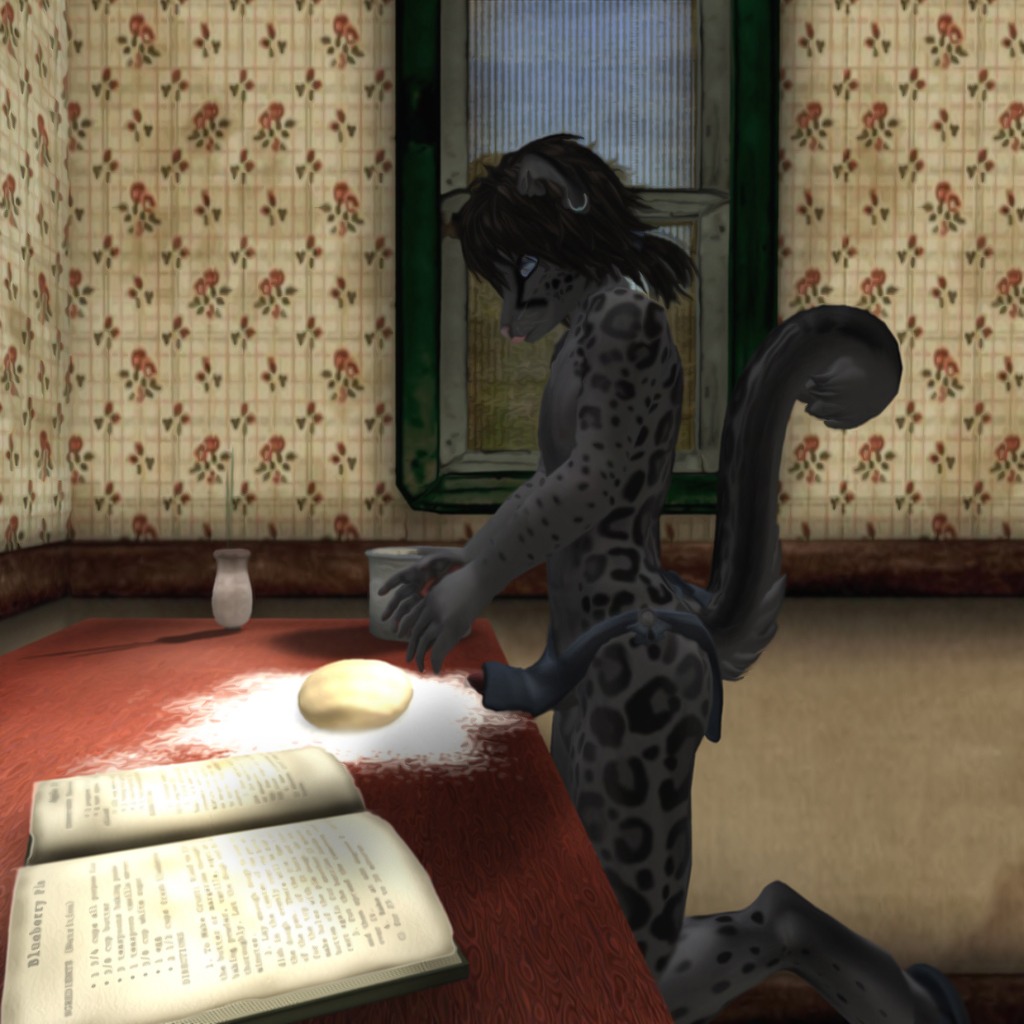 3d :p bread feline furry loincloth male male_only penis porkchop_sandwiches rule34 second_life spots underwear