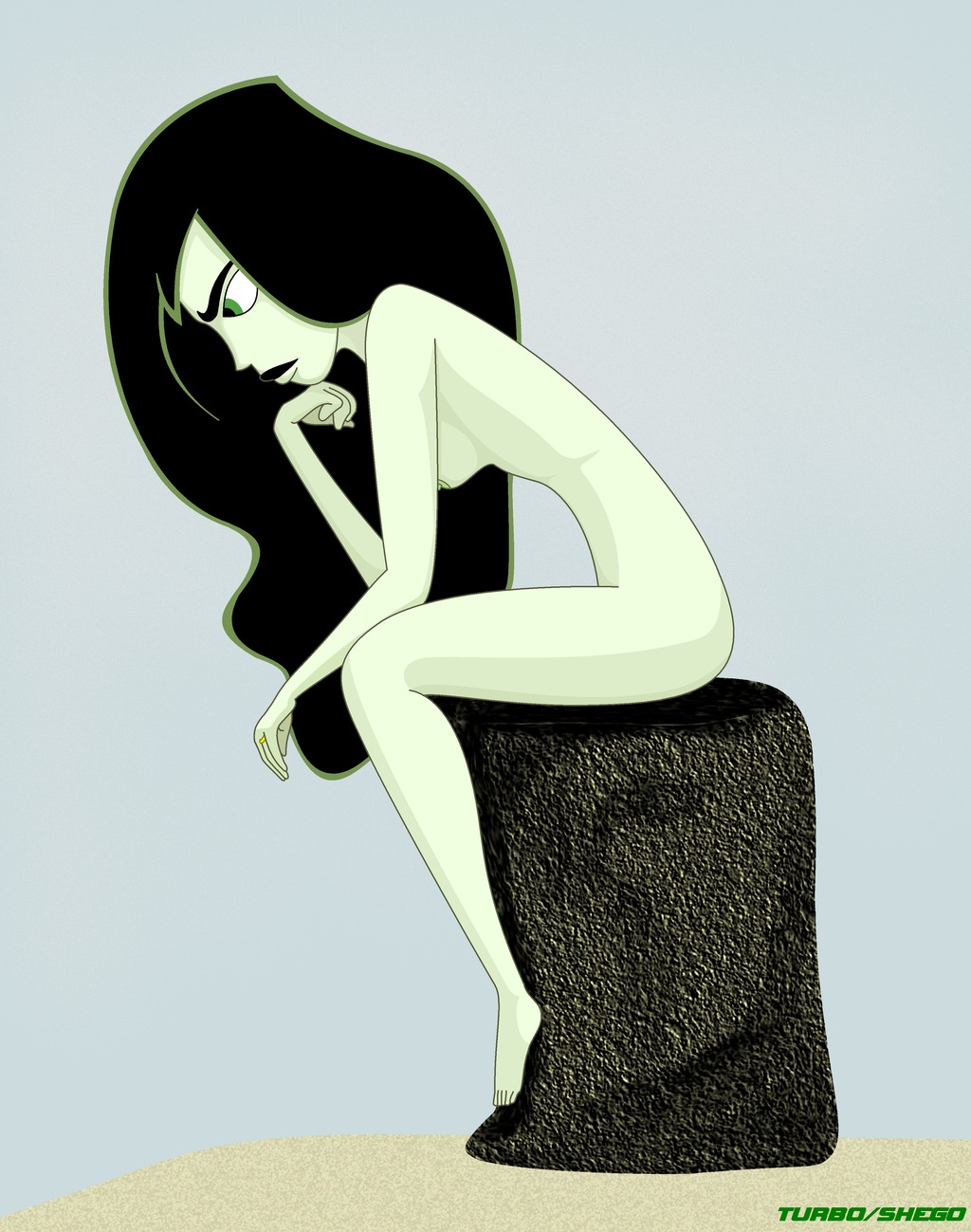 disney female female_only human kim_possible nipples rule34 shego solo straight_hair tagme turbolover175