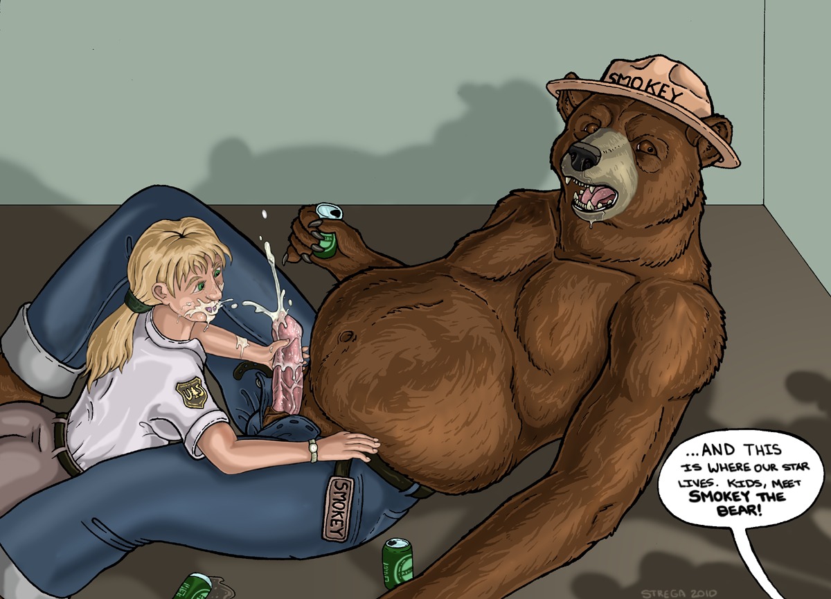 bear female rule34 smokey_the_bear strega tagme zoophilia