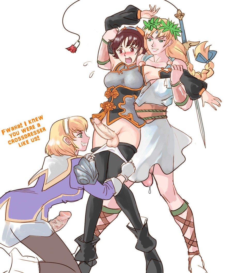 artist_request cassandra_alexandra chai_xianghua female futa_only futanari human intersex intersex_only milf multiple_intersex penis rule34 sophitia_alexandra soul_calibur tagme