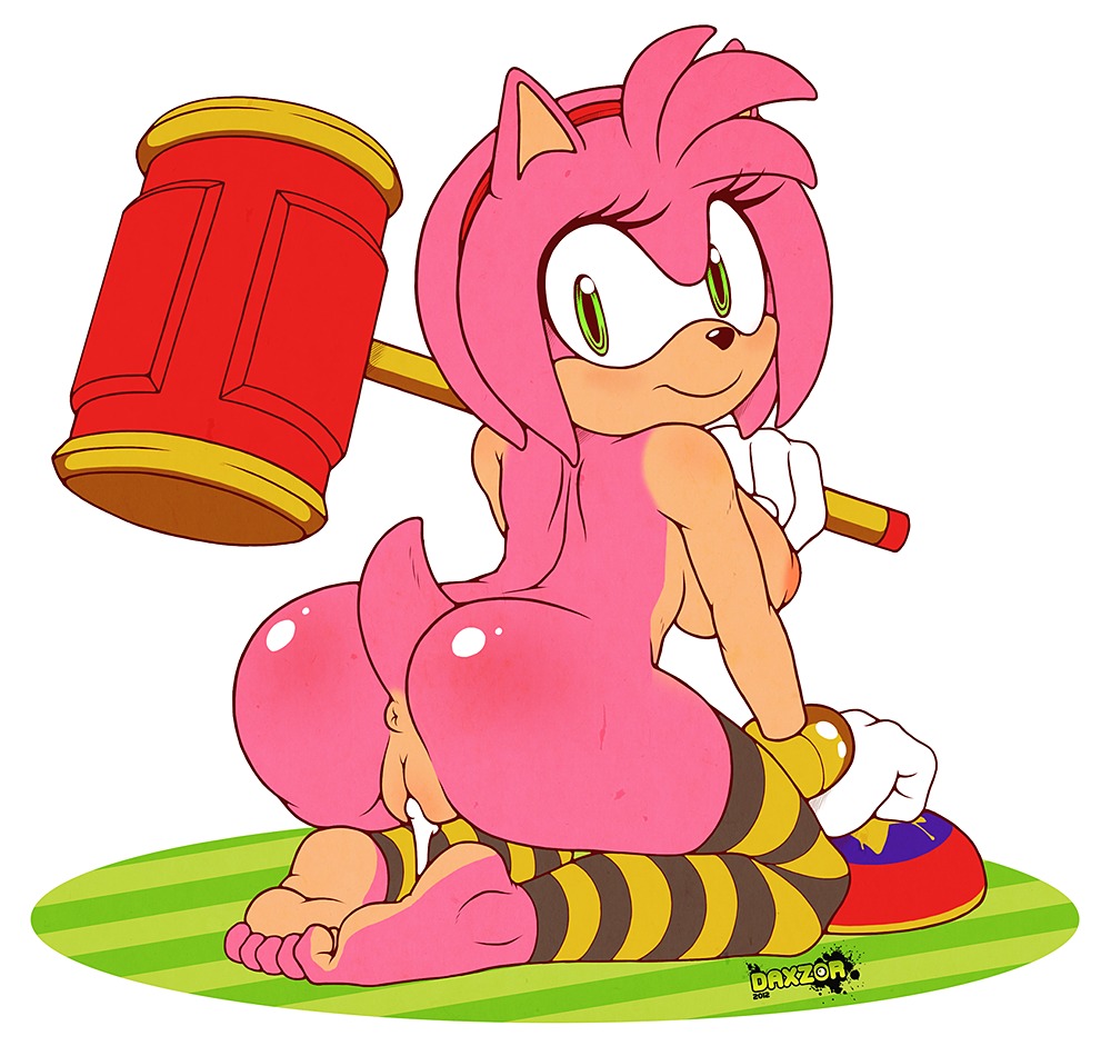 4_toes accessory after_sex amy_rose anthro anus barefoot biped bodily_fluids breasts butt clothing cum cum_in_vagina cum_inside daxzor e621 eulipotyphlan feet female footwear genital_fluids genitals gloves green_eyes hair_accessory hairband hammer handwear hedgehog hindpaw humanoid_feet innie_vulva knee_highs knee_socks legwear looking_at_viewer looking_back looking_back_at_viewer mammal melee_weapon mostly_nude nipples paws piko_piko_hammer pink_body plantigrade plump_labia presenting presenting_anus presenting_cum_inside presenting_hindquarters presenting_vulva sega side_boob simple_background smile smiling_at_viewer socks soles solo sonic_the_hedgehog_(series) toes tools vulva weapon white_background