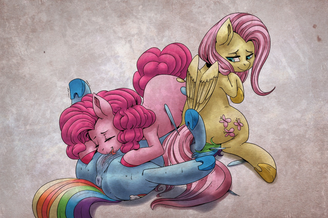 2013 anus bodily_fluids chromaskunk colored cunnilingus cutie_mark digital_media_(artwork) e621 earth_pony equid equine facesitting feathered_wings feathers female female/female feral fluttershy_(mlp) friendship_is_magic fur genital_fluids genitals green_eyes group group_sex hair hasbro hooves horse kevinsano legs_up licking looking_back lying mammal multicolored_hair my_little_pony mythological_creature mythological_equine mythology on_back oral pegasus pink_body pink_fur pink_hair pinkie_pie_(mlp) pony puffy_anus quadruped rainbow_dash_(mlp) rainbow_hair rear_view sex simple_background sitting sitting_on_another spread_legs spreading sweat tail threesome tongue tongue_out trio underhoof vaginal vaginal_fluids vulva white_background wings yellow_body yellow_feathers yellow_fur