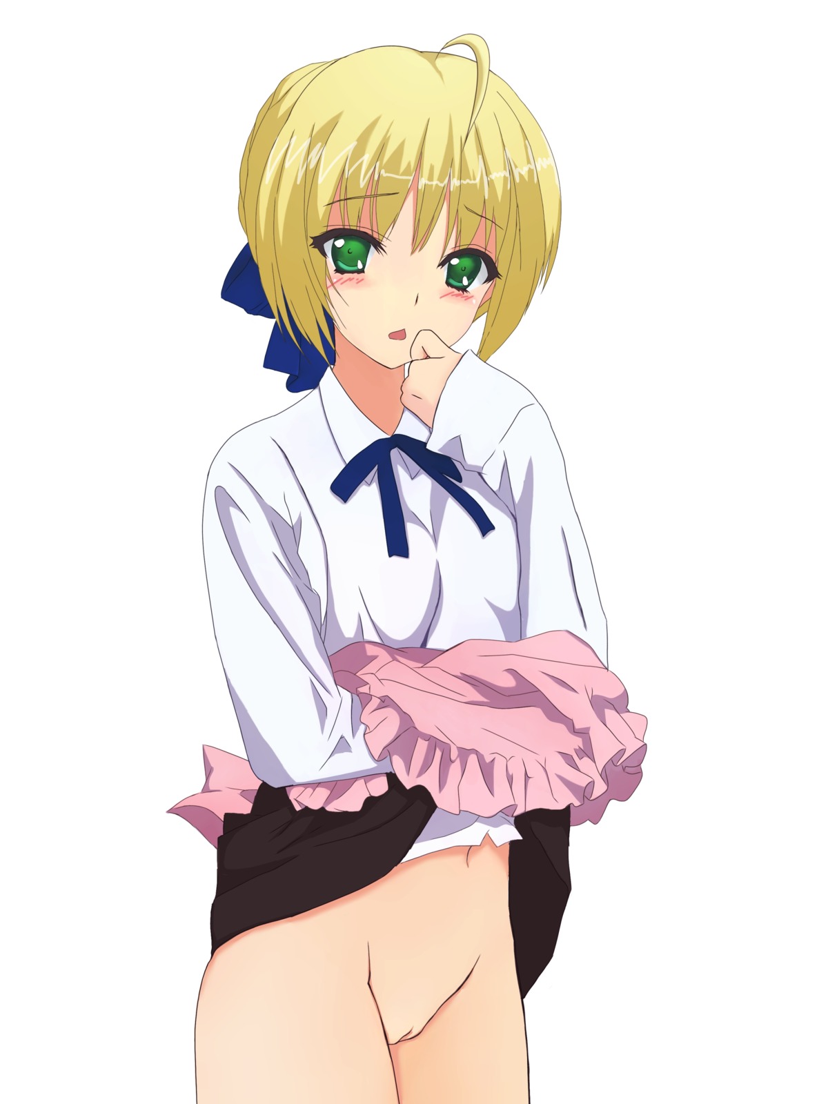 artoria_pendragon fate/stay_night fate_(series) female rule34 saber tagme