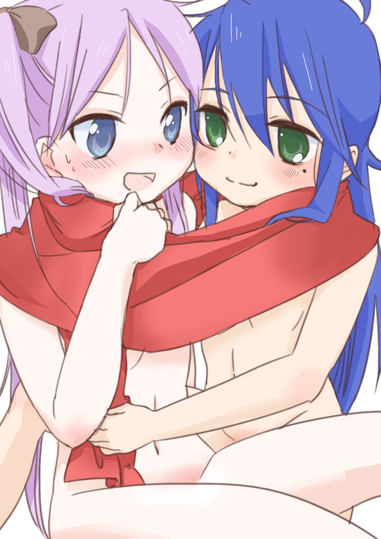 female kagami_hiiragi konata_izumi lucky_star rule34 tagme