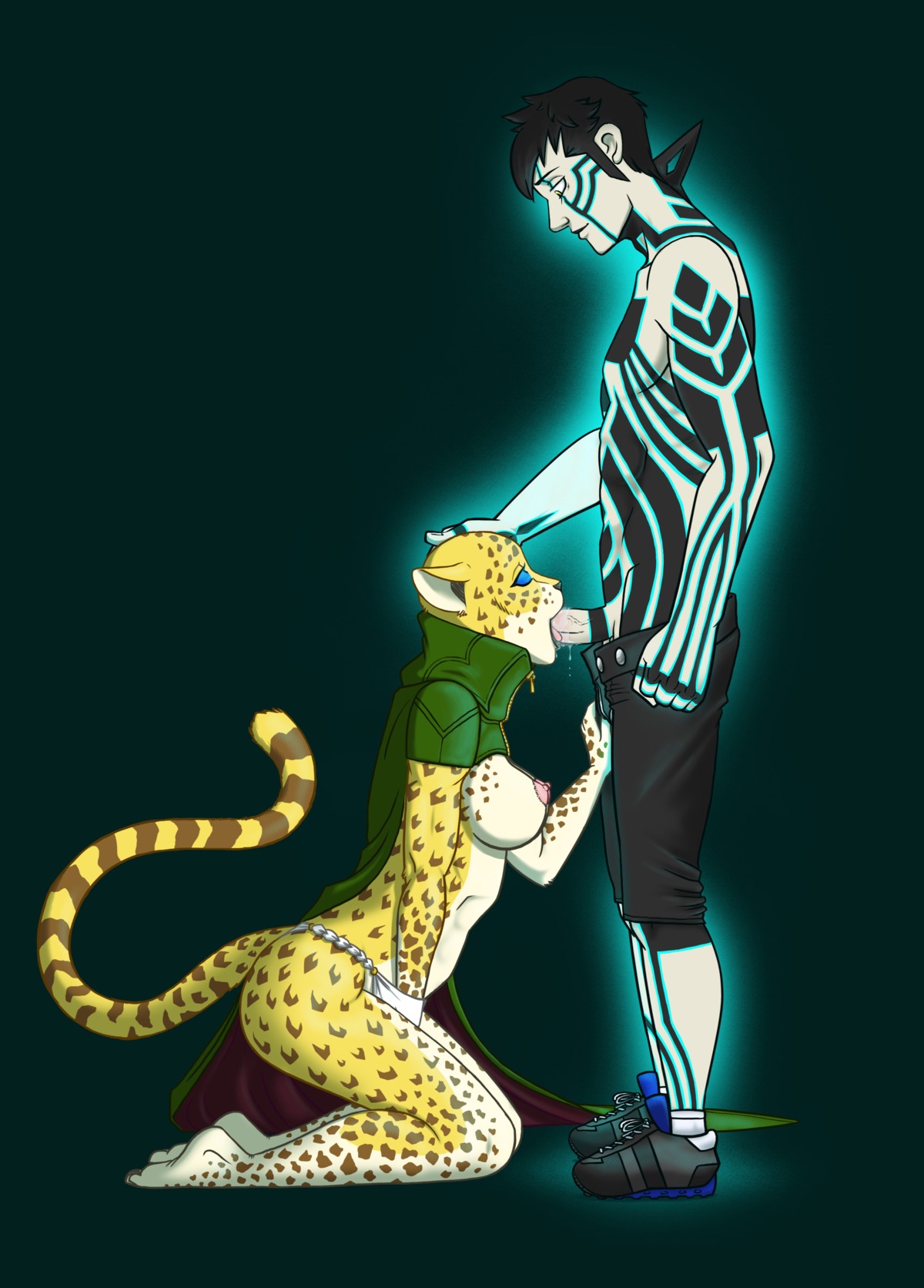 absurd_res anthro atlus breasts crossgender demi-fiend demon demon_humanoid duo e621 erection felid feline fellatio female female_penetrated genitals hi_res human human_on_anthro humanoid interspecies leopard male male/female male_penetrating male_penetrating_female mammal masturbation megami_tensei oral oral_penetration ose_(megami_tensei) pantherine penetration penile penis sega sex source_request the_lesser_key_of_solomon unknown_artist vaginal vaginal_masturbation