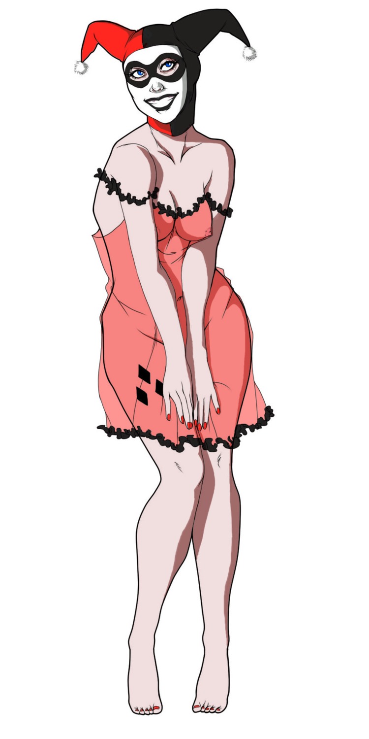 batman_(series) dc dc_comics female female_only harley_quinn harley_quinn_(classic) human rule34 solo tagme tehwalrus_edits