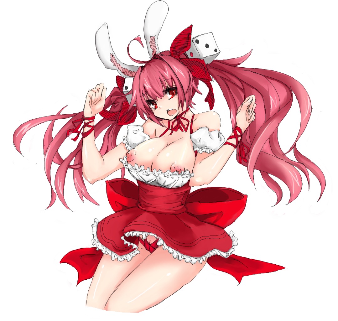1girls animal_ears big_breasts breasts bunny_ears di_gi_charat dice female human large_breasts light-skinned_female light_skin long_hair rule34 twintails usada_hikaru