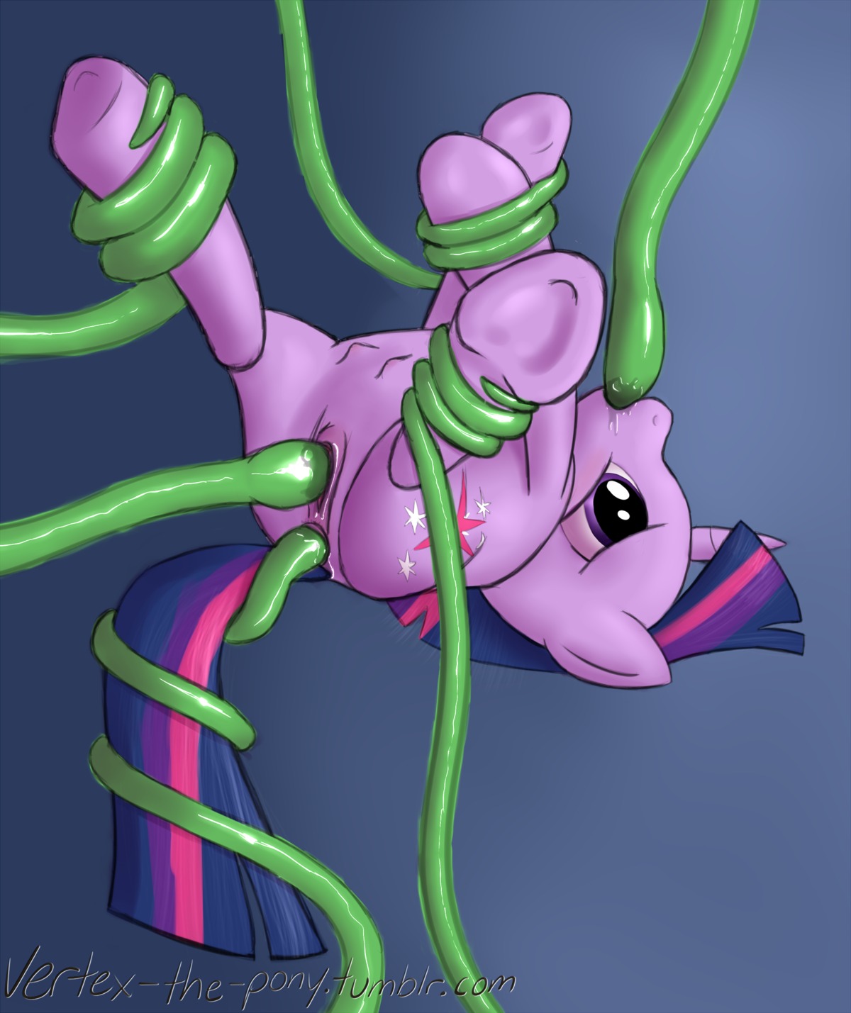 2013 absurd_res all_three_filled anal anal_penetration bodily_fluids bound butt cutie_mark double_penetration e621 equid equine fellatio female feral friendship_is_magic fur genitals hair hasbro hi_res horn mammal multicolored_hair multiple_penetration my_little_pony mythological_creature mythological_equine mythology oral oral_penetration penetration penile purple_body purple_eyes purple_fur purple_hair restrained saliva sex signature simple_background solo tail teats tentacle_in_mouth tentacle_penetration tentacle_sex tentacles triple_penetration twilight_sparkle_(mlp) two_tone_hair unicorn vaginal vaginal_penetration vertex vulva