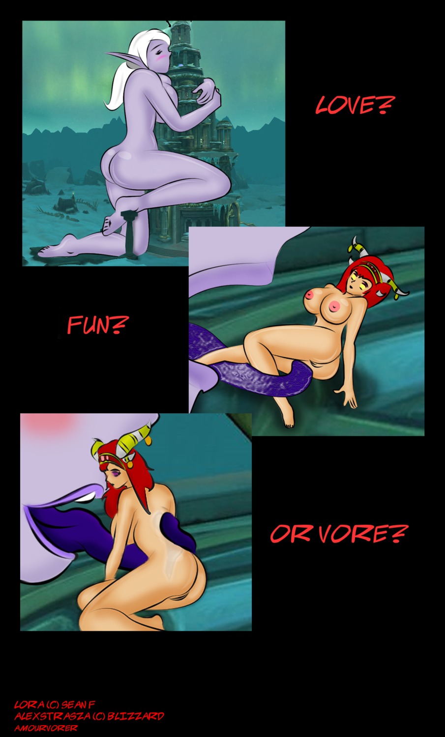 alexstrasza blizzard_entertainment female giantess night_elf rule34 vore world_of_warcraft