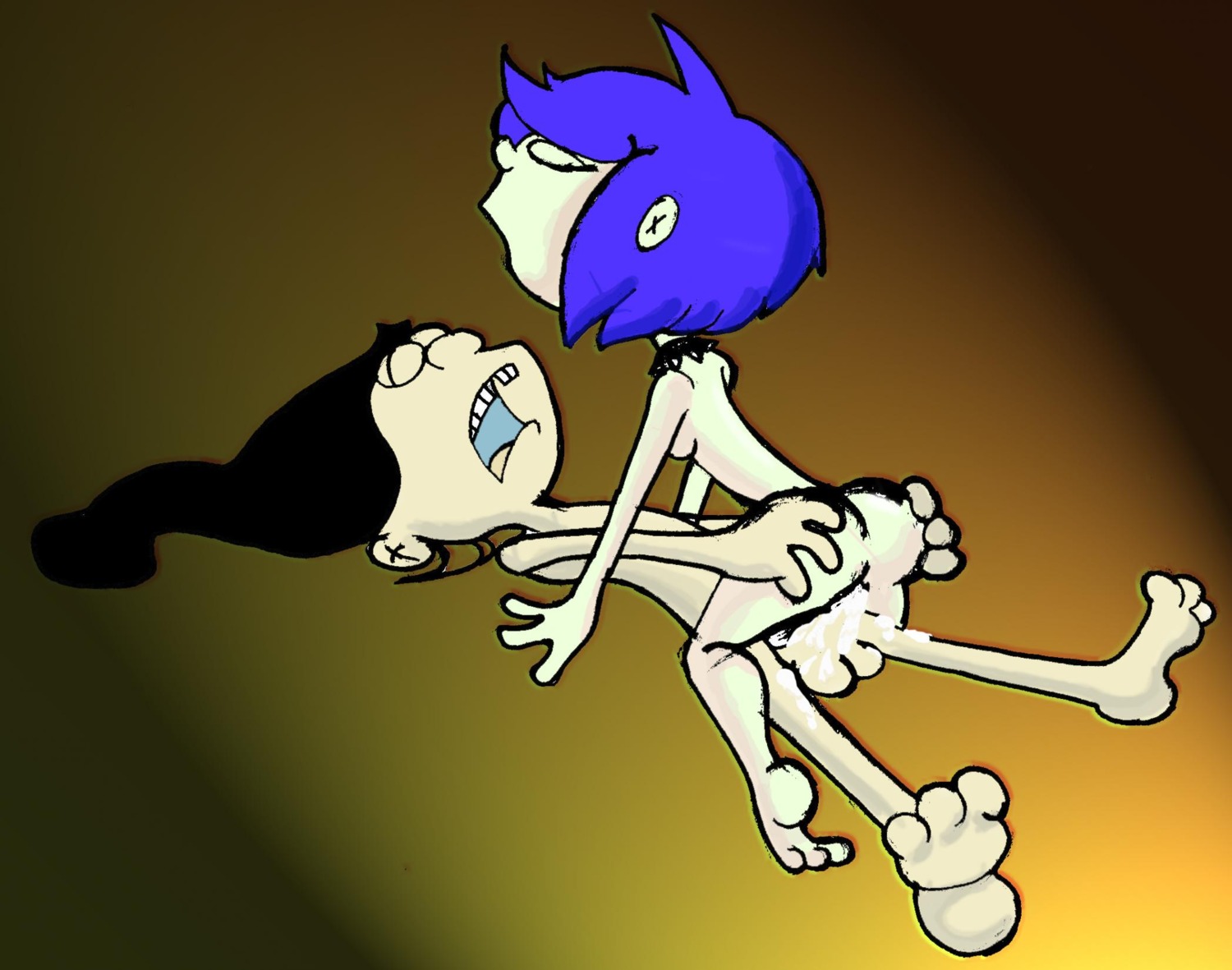 ed_edd_n_eddy edd female human kanker_sisters male marie_kanker rule34 straight straight_hair tagme