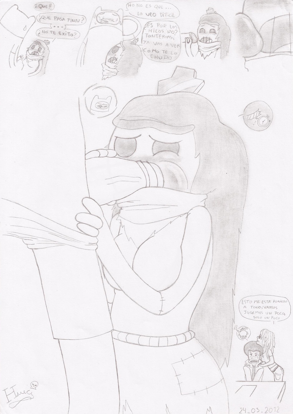 adventure_time female finn_the_human hueci raggedy_princess rule34 tagme