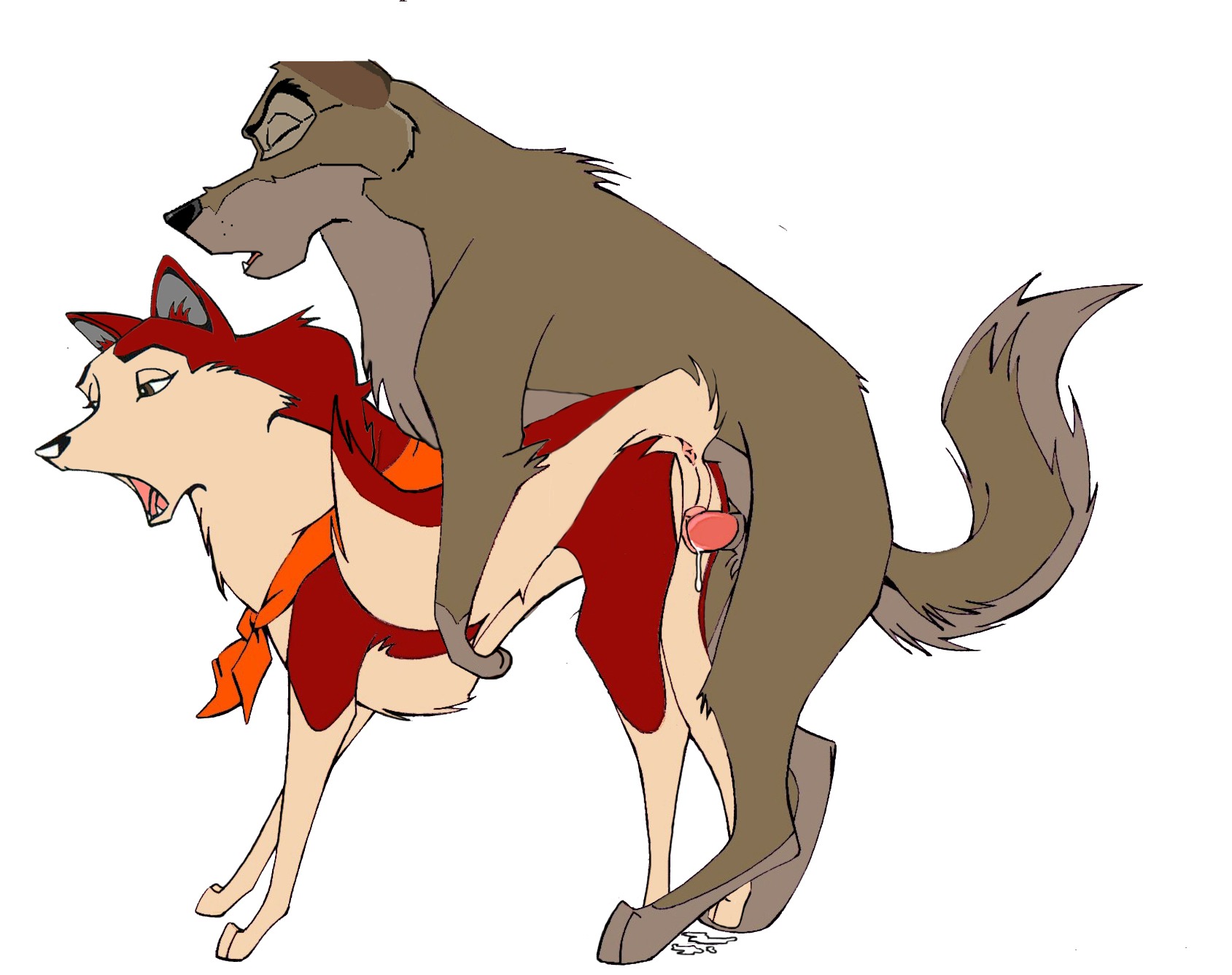 all_fours anatomically_correct anatomically_correct_anus anatomically_correct_genitalia anatomically_correct_vulva animal_genitalia animal_penis animal_vulva anus balto balto_(series) bodily_fluids canid canine canine_genitalia canine_penis canine_vulva canis canon_couple cum cum_inside cumshot doggystyle domestic_dog duo e621 ejaculation erection eyes_closed female female_penetrated feral feral_on_feral from_behind_position genital_fluids genitals hi_res husky hybrid jenna_(balto) male male/female male_penetrating male_penetrating_female mammal nordic_sled_dog open_mouth orgasm penetration penile penile_penetration penis penis_in_vagina sex side_view simple_background spitz tail universal_studios unknown_artist vaginal vaginal_penetration vulva white_background wolf wolfdog