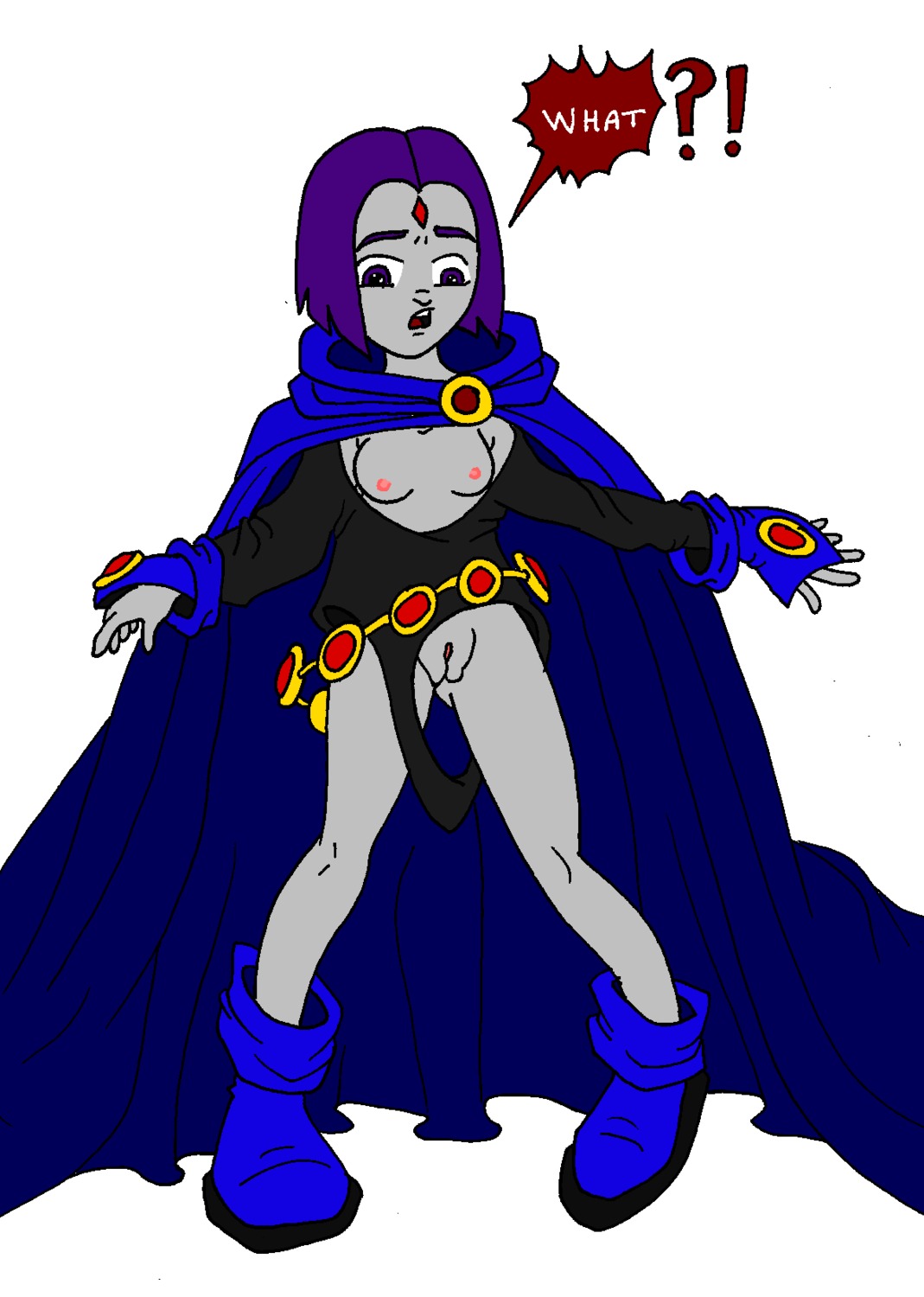 cloak clothing dc dc_comics female m_marker outerwear rachel_roth raven_(dc) rule34 smooth_skin teen_titans