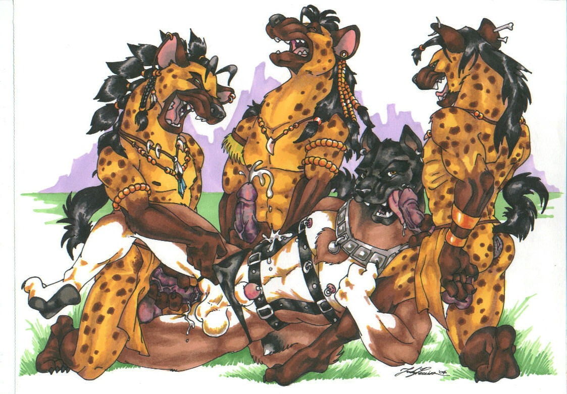 2004 abs akita anal anal_penetration animal_genitalia anthro anthro_on_anthro anthro_penetrated anthro_penetrating anthro_penetrating_anthro balls bdsm belt biceps bodily_fluids bondage bondage_gear bound brown_eyes canid canine canis chest_tuft collar collar_tag cum cum_in_ass cum_inside cum_on_belly cum_on_body cum_on_chest cumshot domestic_dog dominant dominant_male e621 ear_piercing ejaculation erection fellatio foursome fur furrtiv gangbang genital_fluids genitals green_eyes group group_sex harness hurst hyena jewelry larger_male larger_penetrated larger_sub leaking leather licking male male/male male_penetrated male_penetrating male_penetrating_male mammal marker_(artwork) masturbation muscular muscular_sub necklace nipple_piercing nipples nude oral orgasm pecs penetration penile penile_masturbation penile_penetration penis penis_lick piercing saliva sex shallow_penetration sheath size_difference smaller_male spitz spotted_hyena submissive submissive_male tail tongue tongue_out traditional_media_(artwork) tribal tuft vein