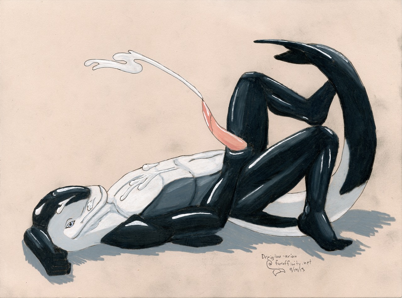 adleisio adleisio_(character) animal_genitalia animal_penis anthro aquatic bodily_fluids cetacean cetacean_genitalia cetacean_penis cum cumshot dolphin e621 ejaculation erection genital_fluids genitals glistening looking_at_viewer male mammal oceanic_dolphin orgasm penis simple_background solo tapering_penis toothed_whale white-beaked_dolphin
