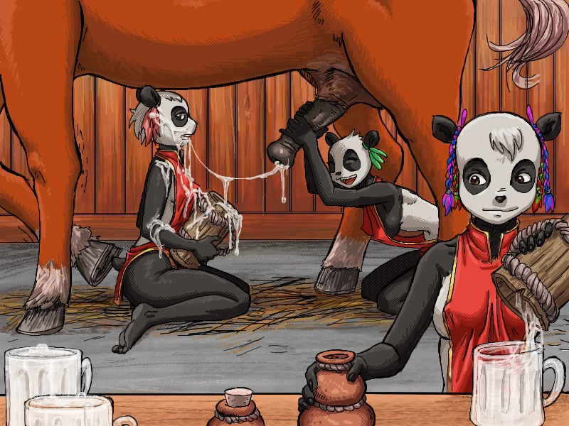 ankama cum female furry horse interspecies male milking pandawa rule34 wakfu zoophilia