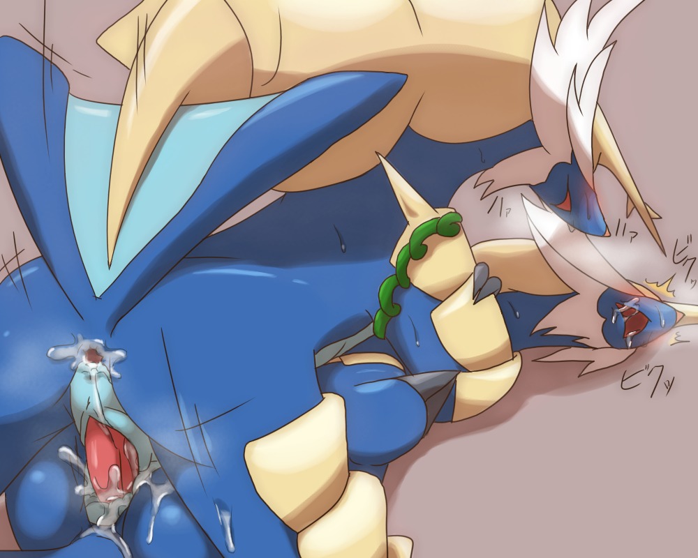 5:4 anal anal_penetration anus armor bodily_fluids cum cum_in_ass cum_inside cum_on_face dairou duo e621 erection faceless_character faceless_feral faceless_male feral feral_on_feral feral_penetrated feral_penetrating feral_penetrating_feral from_front_position generation_5_pokemon genital_fluids genitals headgear helmet intraspecies kajinchu lying male male/male male_penetrated male_penetrating male_penetrating_male missionary_position nintendo nude on_back orgasm penetration penis pokemon pokemon_(species) rear_view rough_sex samurott sex