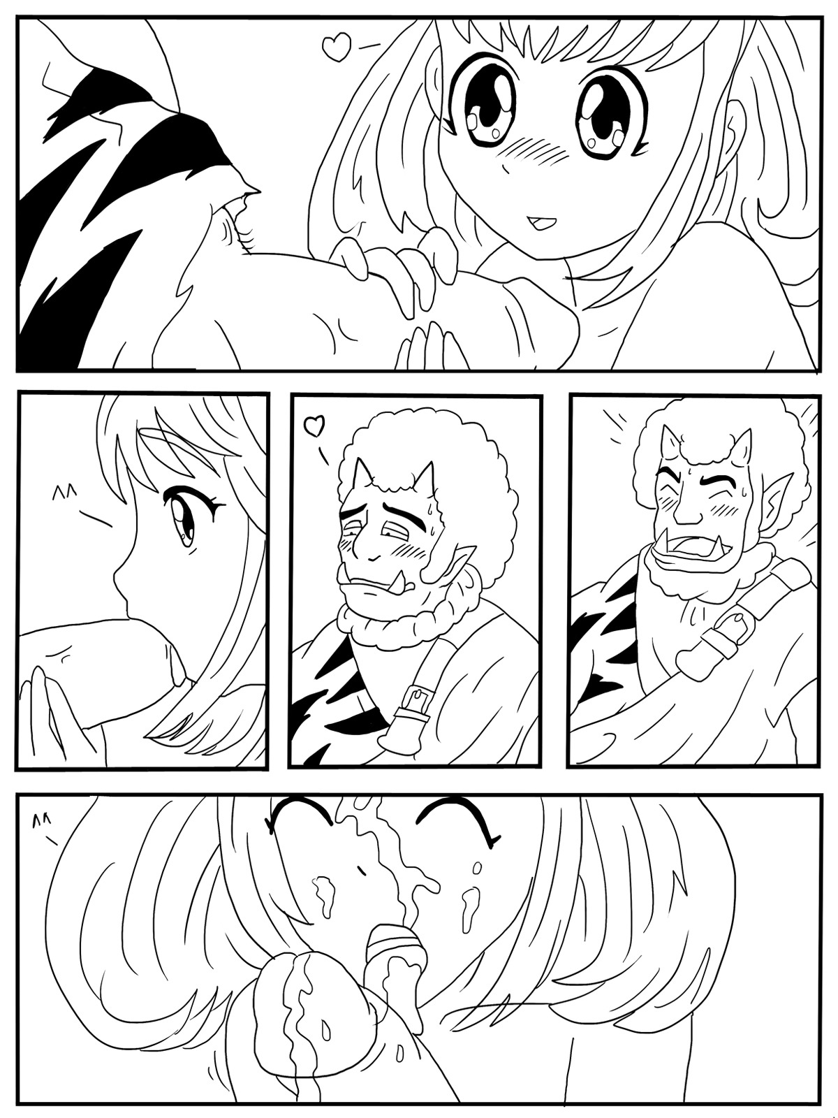 akaoni blush clothing comic cum cumming cure_peace demon facial fellatio female handjob happy magical_girl mycrunchycookie oral orgasm precure pretty_cure red_oni rule34 smile_precure straight yayoi_kise