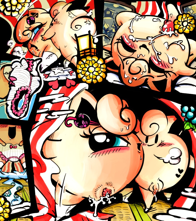 clefairy female jigglypuff momopi nintendo pokemon pokemon_(species) rule34
