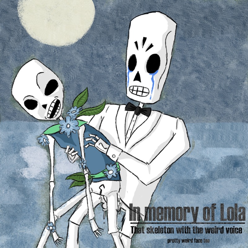 ambiguous_gender grim_fandango korokuro lola_(grim_fandango) manny_calavera rule34 tagme