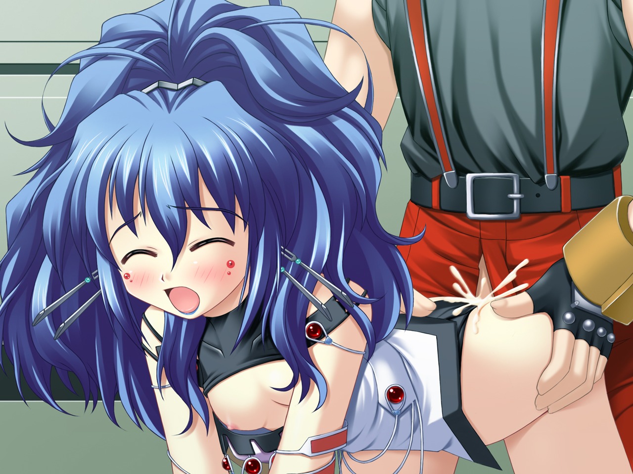 alfimi female kyosuke_nanbu marking_below_eyes rule34 super_robot_wars tagme
