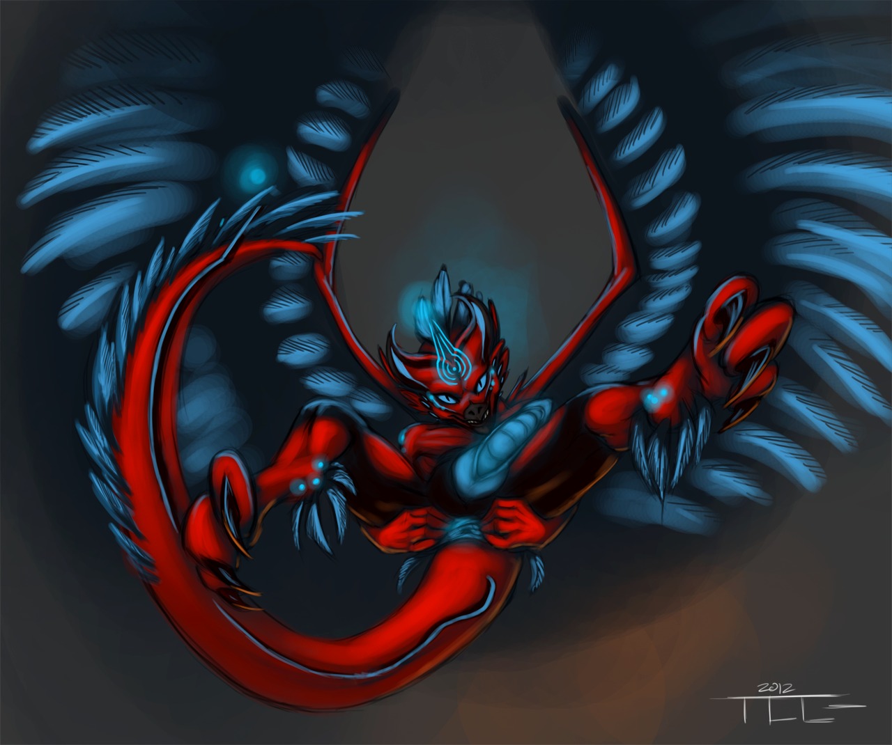 anfys aura butt demonic dragon e621 erection feathered_dragon feathered_scalie feathered_wings feathers flayre genitals male mythological_creature mythological_scalie mythology nude penis red_body rift_dragon scalie solo stretching tail thecrappiestguy wings
