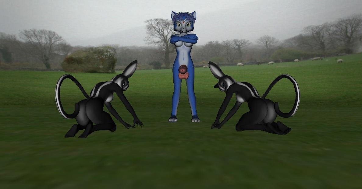 3d anthro fox fur furry futanari hornybunny intersex krystal krystal_(littledragon) rule34 star_fox tagme