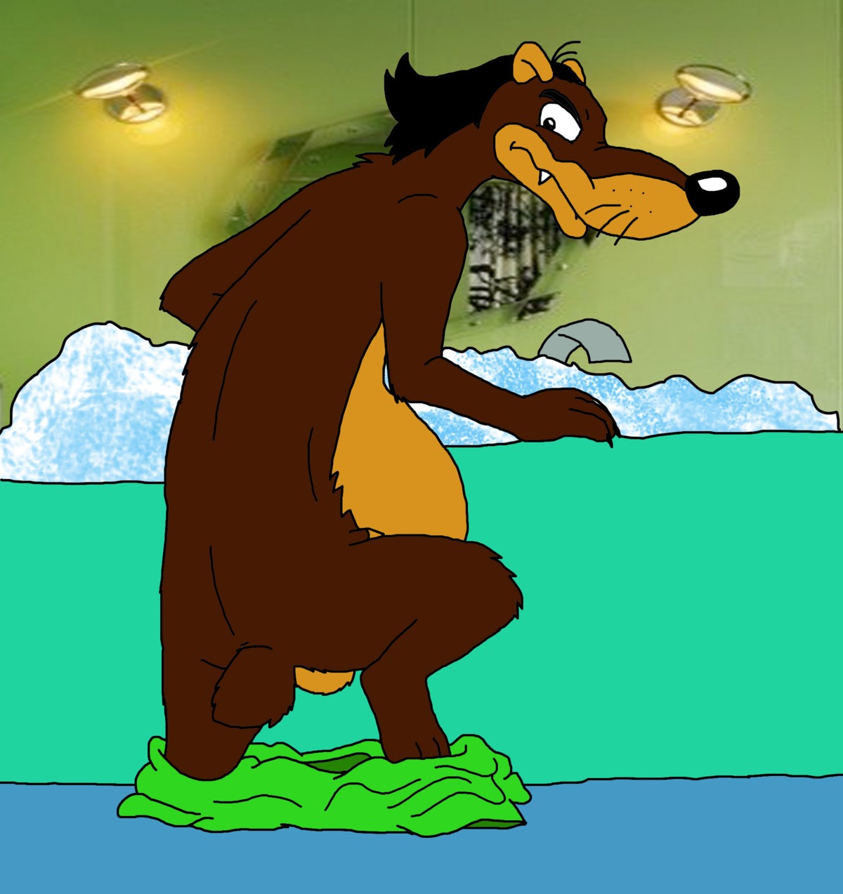anthro balls bath bathroom biped claws clothing disney e621 fur genitals greasy_(character) hair hi_res least_weasel male mammal mustelid musteline nude slightly_chubby solo toon_patrol true_musteline undressing unknown_artist water weasel whiskers who_framed_roger_rabbit