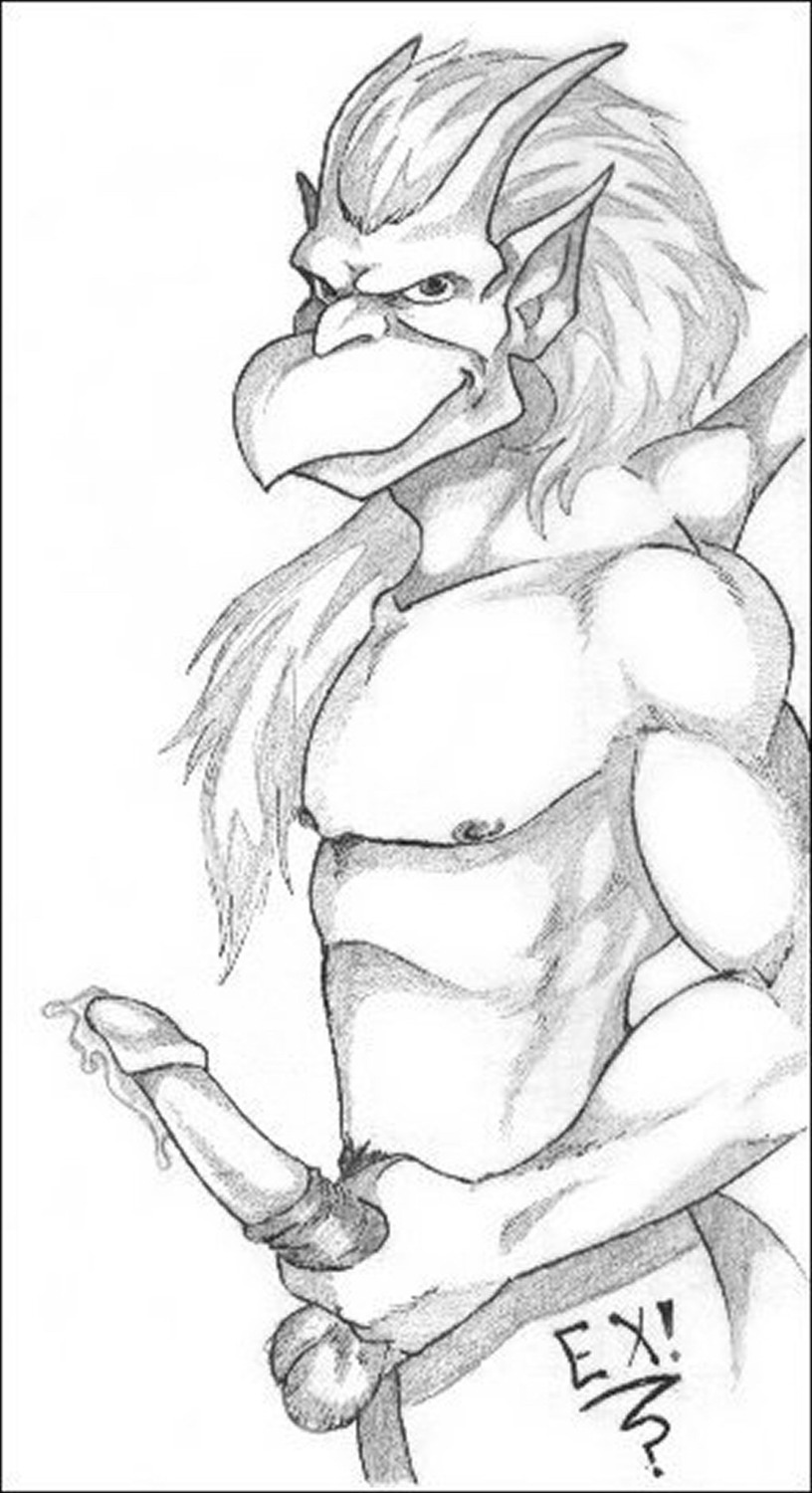 balls brooklyn_(gargoyles) disney gargoyles looking_at_viewer male male_only masturbation monochrome penis precum rule34 solo testicles
