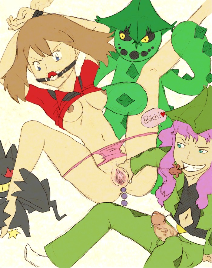 banette cacturne female harley_(pokemon) human may_(pokemon) pokemon pokemon_(anime) pokemon_(species) pokephilia rule34 straight_hair