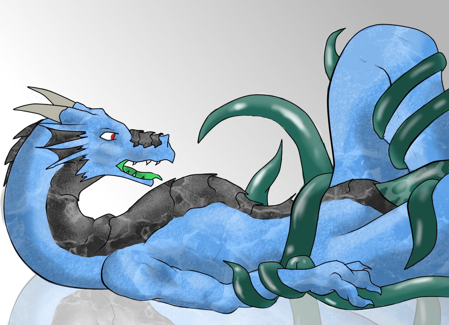 2011 blue_body dragon e621 female feral forced hi_res mythological_creature mythological_scalie mythology penetration rape red_eyes restrained_arms restrained_legs scalie sex sharkhal solo tentacle_rape tentacle_sex tentacles tongue vaginal vaginal_penetration